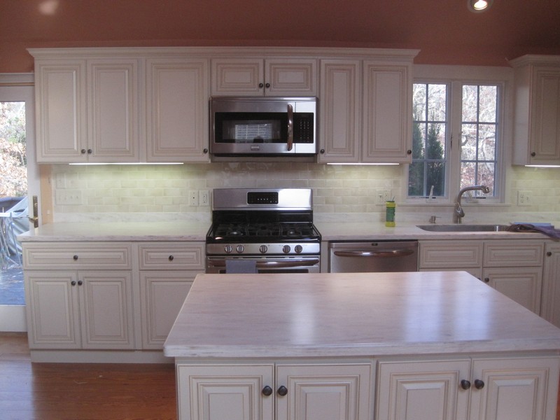 Kitchen Finished Jsi Wheaton Cabinets Home Improvement Blog